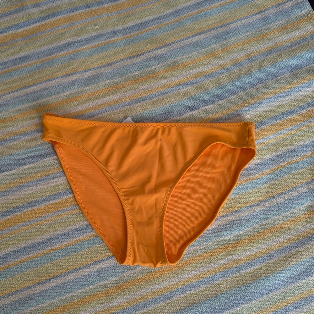 ⭐ NEW NWT Aerie Orange Bikini Bottoms Size Large